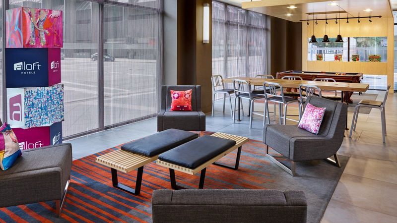 Aloft Houston Downtown Hotell Exteriör bild