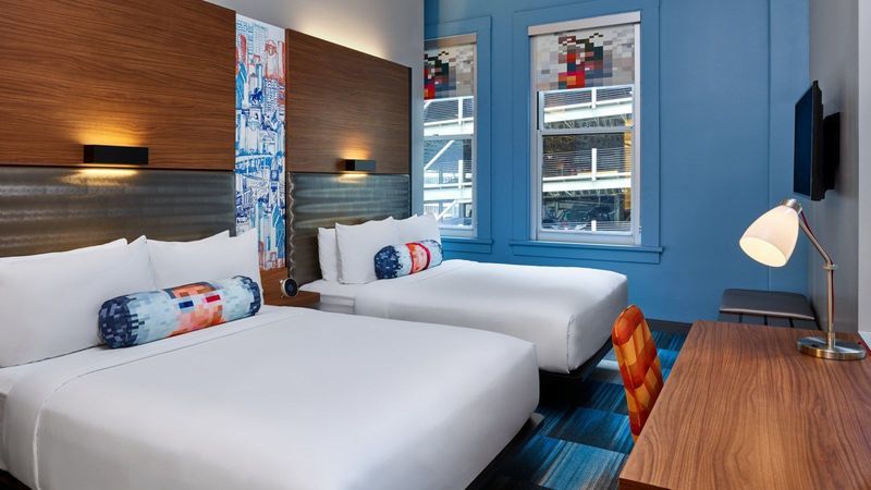 Aloft Houston Downtown Hotell Exteriör bild