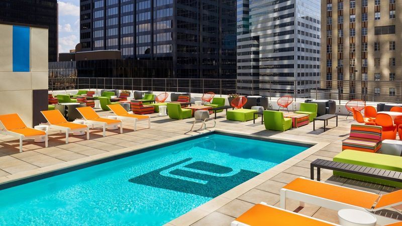 Aloft Houston Downtown Hotell Exteriör bild