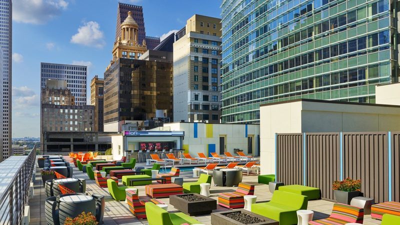 Aloft Houston Downtown Hotell Exteriör bild