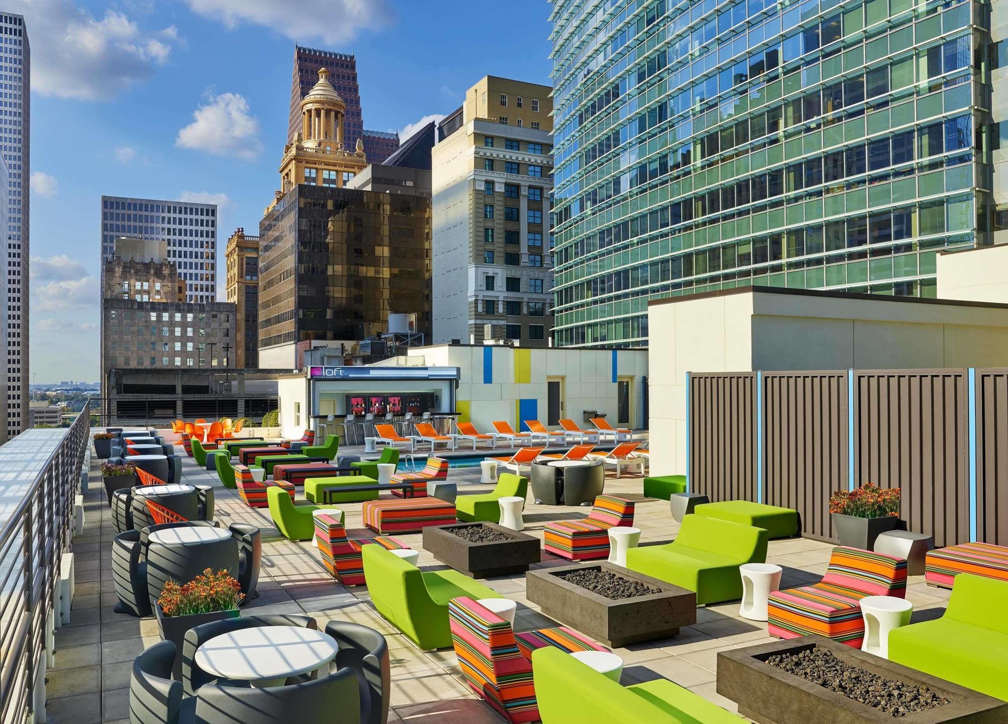 Aloft Houston Downtown Hotell Exteriör bild