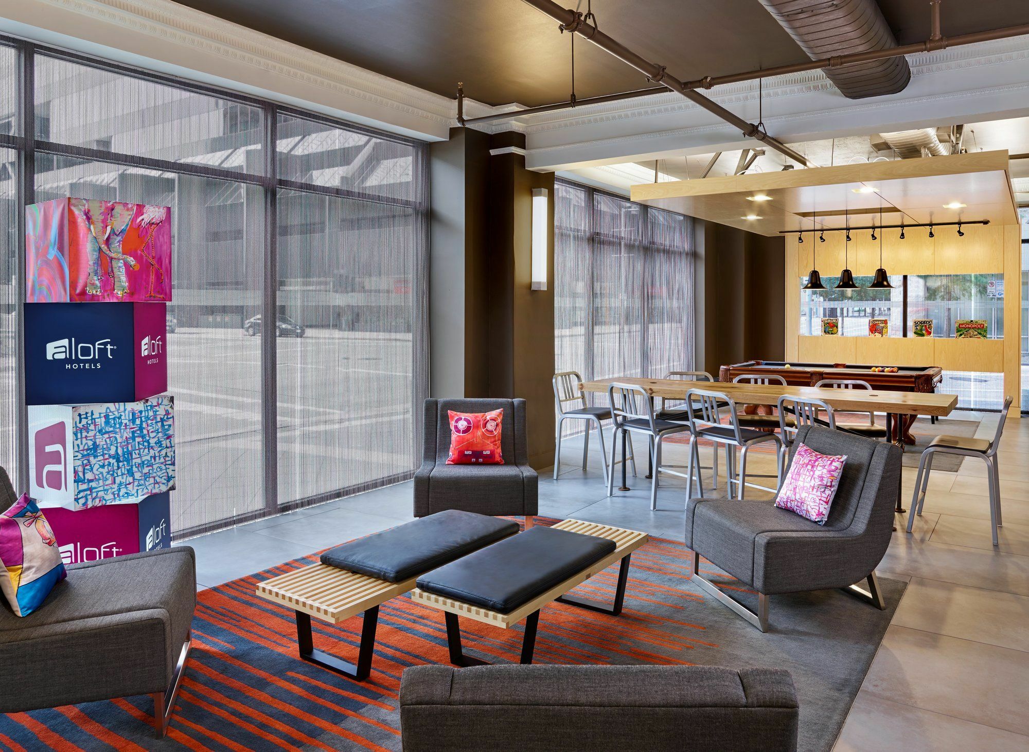 Aloft Houston Downtown Hotell Exteriör bild