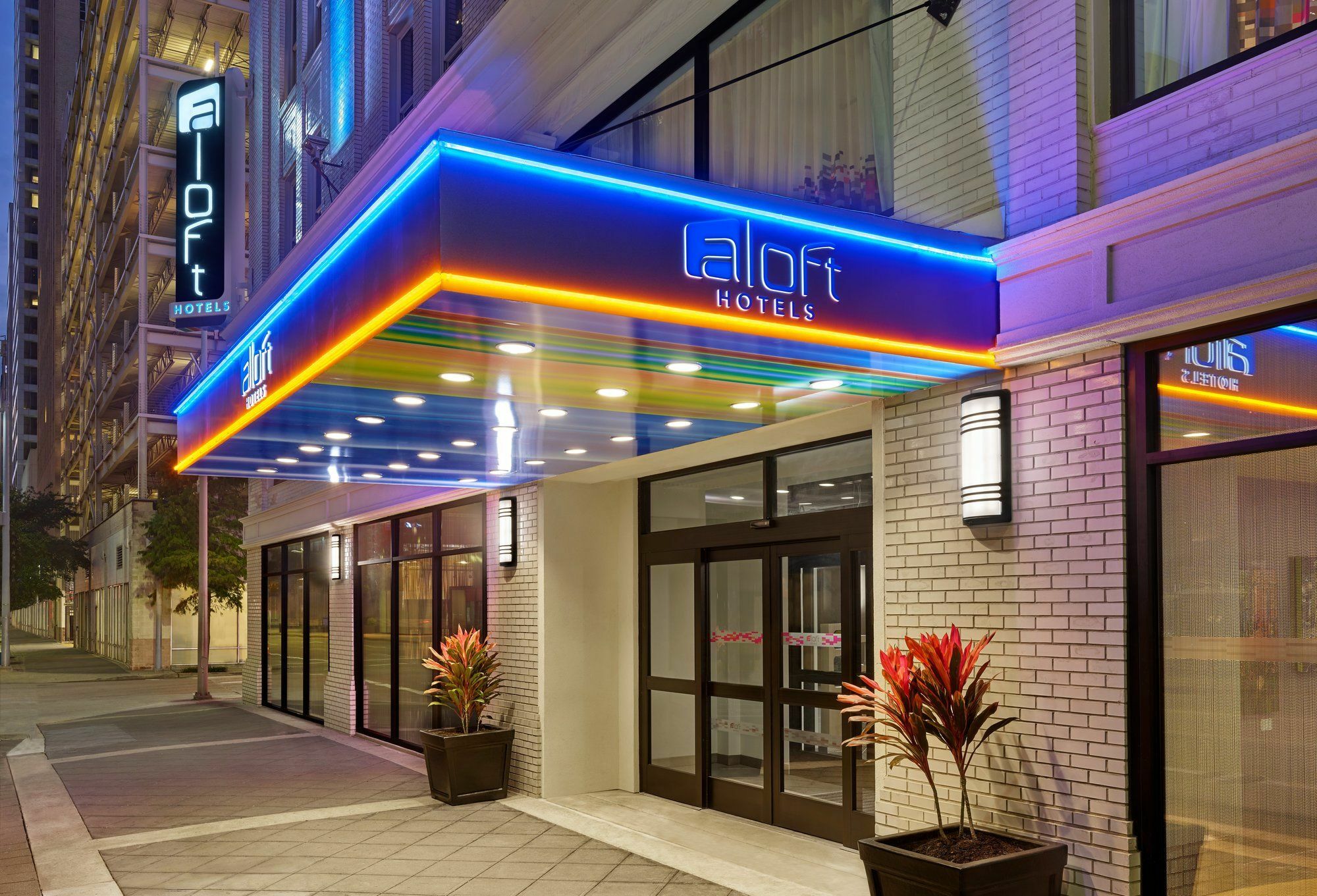 Aloft Houston Downtown Hotell Exteriör bild